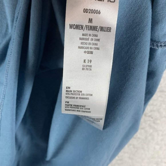 Louis Garneau T-Shirt Women's Medium Blue Bike Find Your Good V-Neck 6888 - Picture 6 of 10